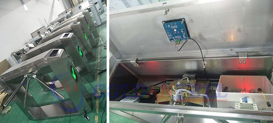 Automatic Barcode / Qr Code Turnstile Ticket Management Systems For Tourist Area , Museum , Cinema Entrance