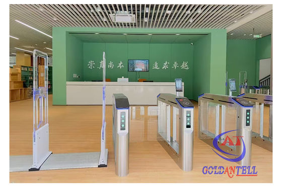 Full Automatic Facial Recognition Turnstile Untuk Kartu RFID Sekolah Bidirectional