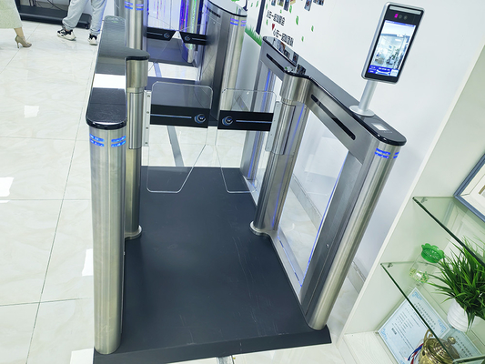 High Security 304 SS Turnstile Gate Anti-pinch Low Noise Facial Recognition E Gate untuk bangunan umum