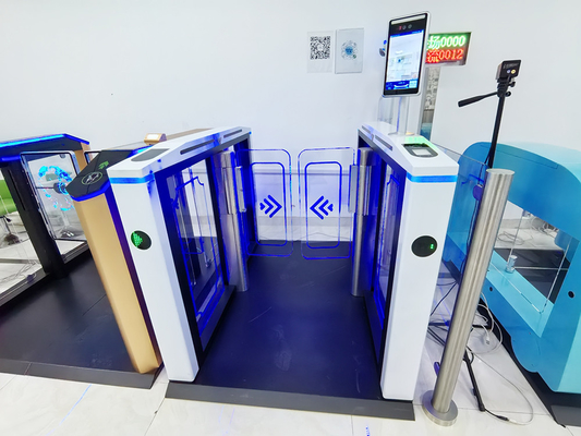 Pengakuan Wajah Gerbang Turnstile Keamanan Tinggi Fast Pass Biometric RFID Card Reader