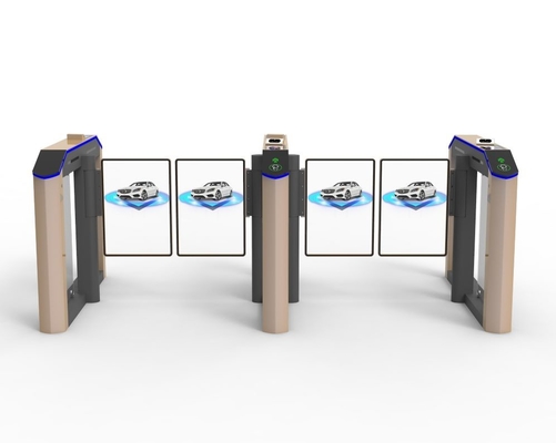 High Security Pedestrian Facial Recognition Wing Gate Turnstile Produsen