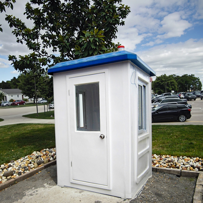 Fiberglass Prefabricated Guard House 2 Person Room Mudah Mudah Pemasangan