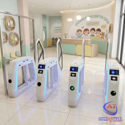 Anak-Friendly Swing Turnstile Tirai Cahaya Keamanan yang terlihat Penghalang Akses Remaja untuk Pusat Pendidikan Dini dan TK CE