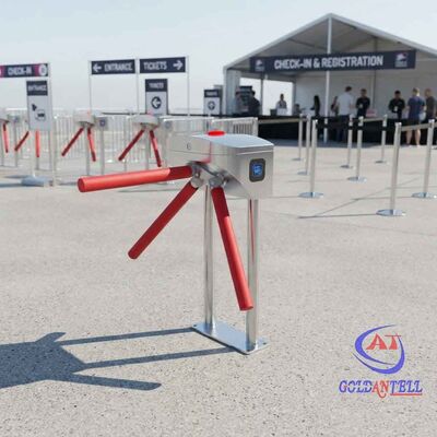 Pintu akses RFID portabel portabel tanpa pemasangan ramah anggaran untuk acara dan situs sementara CE
