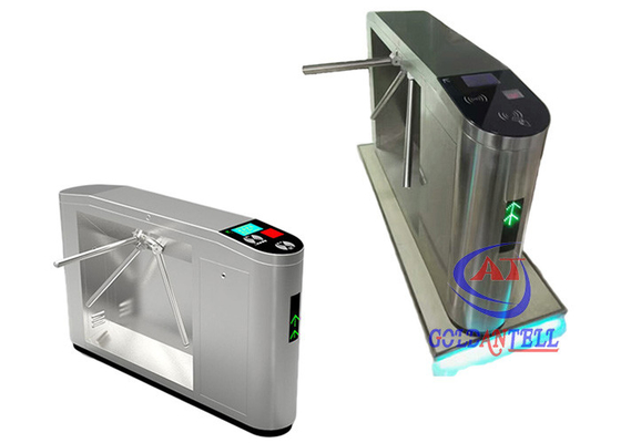 Pemindai Kode Aplikasi Terkendali Subway Turnstile Rotary Drop Type Three Arm Barrier Gate