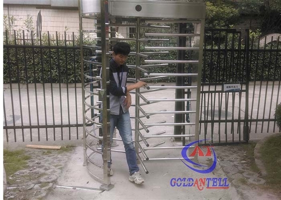 Pemindai Kode Qr Gerbang Tinggi Penuh Stainless Steel yang Disikat Manajemen Saluran Pejalan Kaki