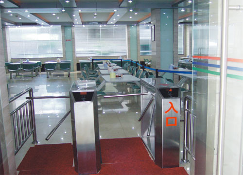 Perpustakaan / Toko Interior Tripod Security Gates One Way Pedestrian Access Turnstile HS Code
