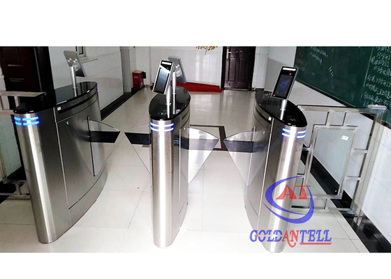 Ethernet / WiFi Thermal Scanner Pengenalan Wajah Turnstile Dengan Aplikasi Perusahaan Pabrik Kamera Termal