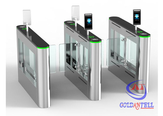 Pengenalan Wajah Dan Suhu QR Code Security Swing Barrier