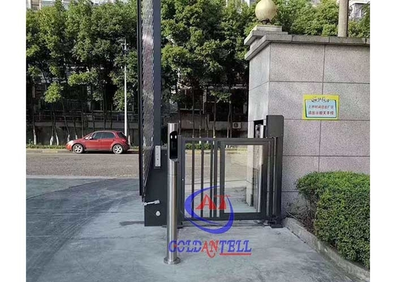 Kode batang wajah pintar setengah tinggi mengidentifikasi pintu putar peralatan iklan untuk Tempat Parkir Komersial