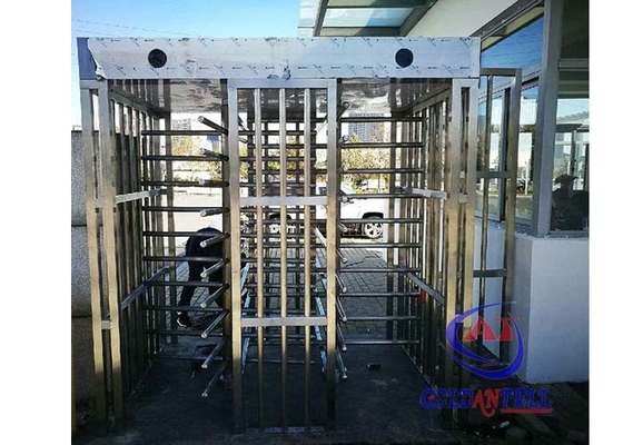 Gerbang kontrol akses pejalan kaki tandem berkualitas tinggi Shenzhen memperbaiki pintu putar rotasi dengan putaran lengan merangkak