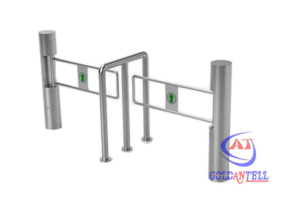 TCP IP RS485 SUS304 Cylinder Speed ​​Turnstile Gate