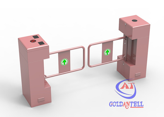 Pembaca Kartu Esd RS485 SUS304 90cm Lengan Ayunan Pintu Putar Gerbang