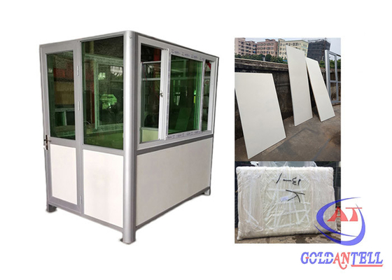 Jendela Portabel 2M Steel Prefab Security Guard House Fleksibel