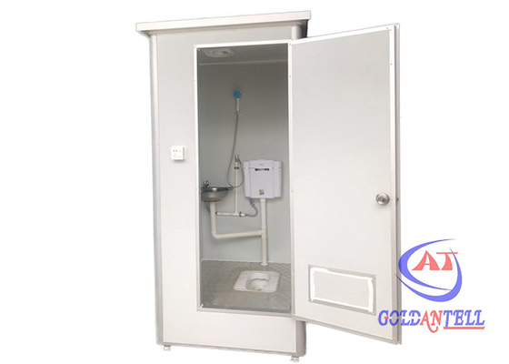 1.1x 1.1x2.3m Q235 baja Prefabrikasi Toilet Shower Cabin