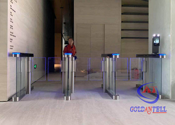 Pemindai Wajah Optik Gerbang Penghalang Ayun Sistem Penghalang Lulus Bi Directional RFID