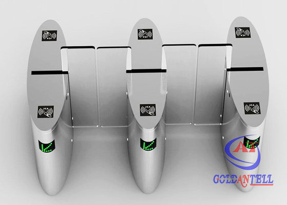 Sistem Penghalang Kontrol Akses Gerbang Pintu Gerbang Tinggi Ganda Rfid Ganda Ramping