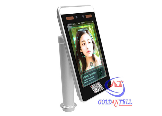 Android 8 IOs12 terminal kontrol akses pengenalan wajah Pemindai Kode QR