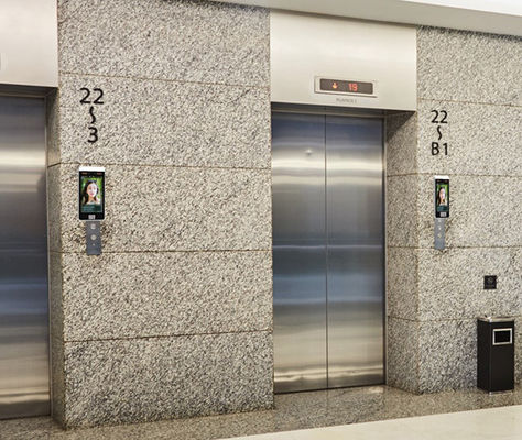 Green Pass face recognition thermal camera Access Control Multi Languages