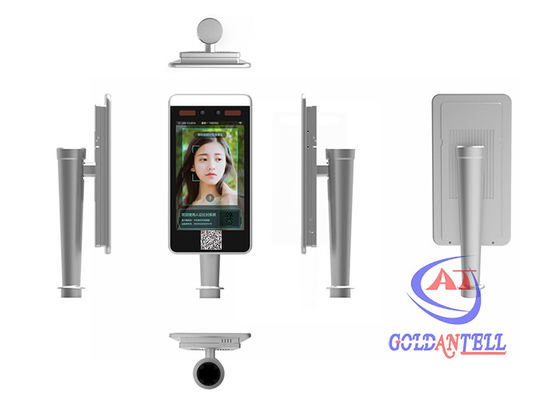 Waterproof Rustproof Facial Recognition Turnstile With Contactless Thermal Camera