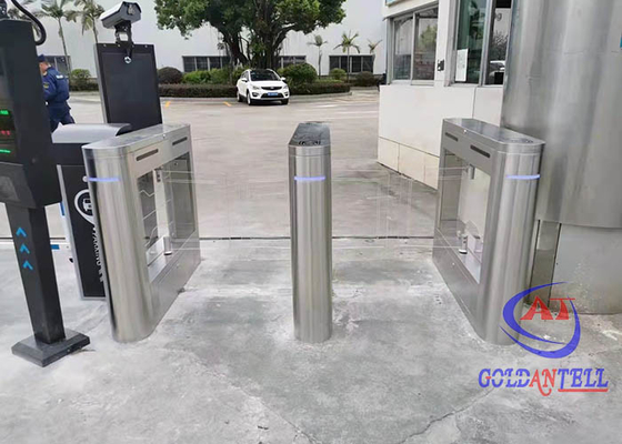 Gerbang Pintu Putar Ayun Tahan Air Dengan Pengenalan Wajah SUS 304 Sliding Style