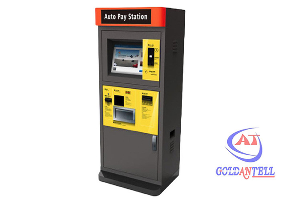 Terminal Layar Sentuh Stasiun Pembayaran Otomatis Swalayan Untuk Sistem Manajemen Parkir