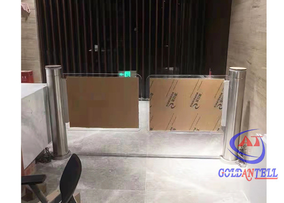 Kontrol Akses Dua Arah Gerbang Pintu Putar 1.1meter Mendukung Kursi Roda Cacat