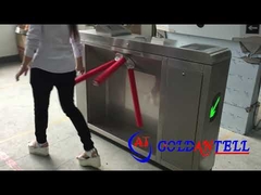 Pintu Putar Tripod Lalu Lintas Tinggi GAT-DT301 dengan pelat baja penutup