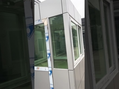 GT5- Ruang Tunggal Struktur Baja Warna Luar Ruang Prefab Rumah Penjaga Keamanan Booth Keamanan Luar Ruang