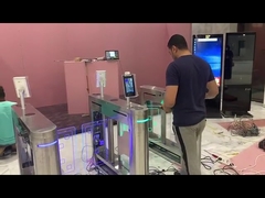 GAT-660 RFID CARD READER Swing Barrier Gate Dengan face reader