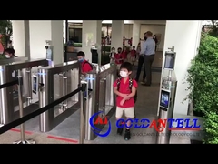 GAT-660 Pengakuan Wajah Keamanan Sekolah NFC Swing Turnstile Gate