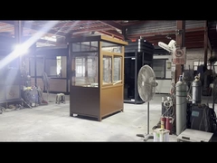 Color Steel Full Epuipment Integral Ticketing Booth dengan Desain & Warna yang Dapat Dikustomisasi