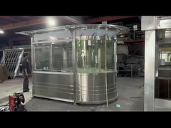 GT89 rumah tiket/kabin penjaga baja tahan karat