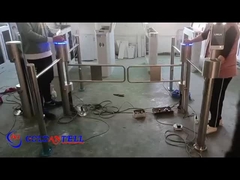 GAT-612 Turnstiles Masuk Otomatis Supermarket Dengan Kamera Termal