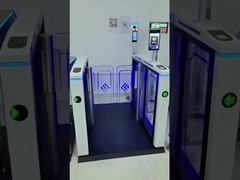High Security Fast Pass Biometric RFID Card Reader Pengakuan Wajah Turnstile Speed Gate