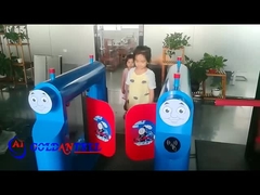 Gerbang penghalang ayunan taman kanak-kanak 600 - 900mm Lebar jalur diatur dua arah