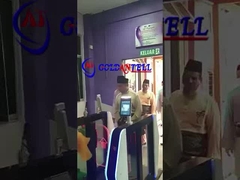 GAT-651 Sesuaikan OEM ODM Keamanan Turnstile Gate Kecepatan Swing Turnstile Gate Untuk Gym Cinema School