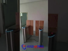 GAT-632 Keamanan Tinggi Stainless Steel Sliding Barrier Gerbang Keamanan Gerbang Mekanisme Sidik jari