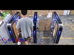 Desain Modern Taman Air Keamanan Pejalan kaki Turnstile Gerbang Anti-Tailing