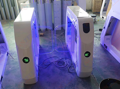 Customizd Logo Warna Tersedia High Security 304 Stainless Steel Anti-pinch Swing Barrier Gerbang