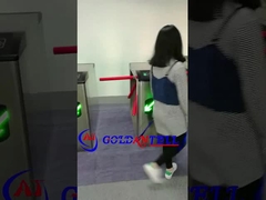 Stripod Turnstyle Barrier Fleksibel Kecepatan Cepat Dengan Kartu RFID