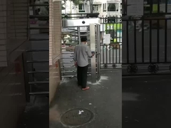 Pintu Putar Penuh Tinggi Dalam / Luar Ruangan dengan Pembaca Kartu atau Sistem Kontrol Akses Ganda